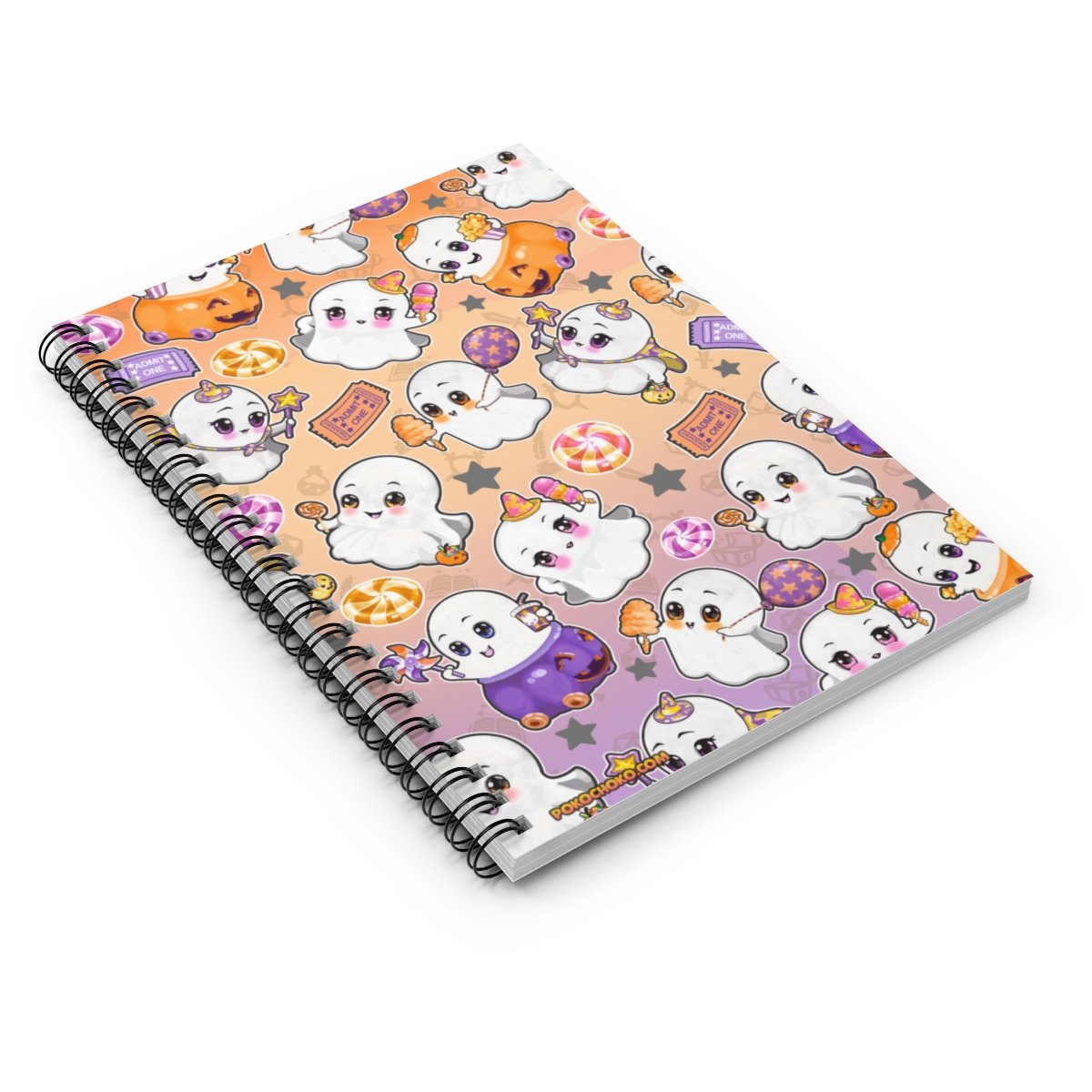 Ghost Carnival Spiral Notebook - Ruled Line