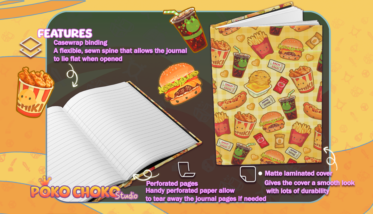 American Fast Food Journal Hardcover