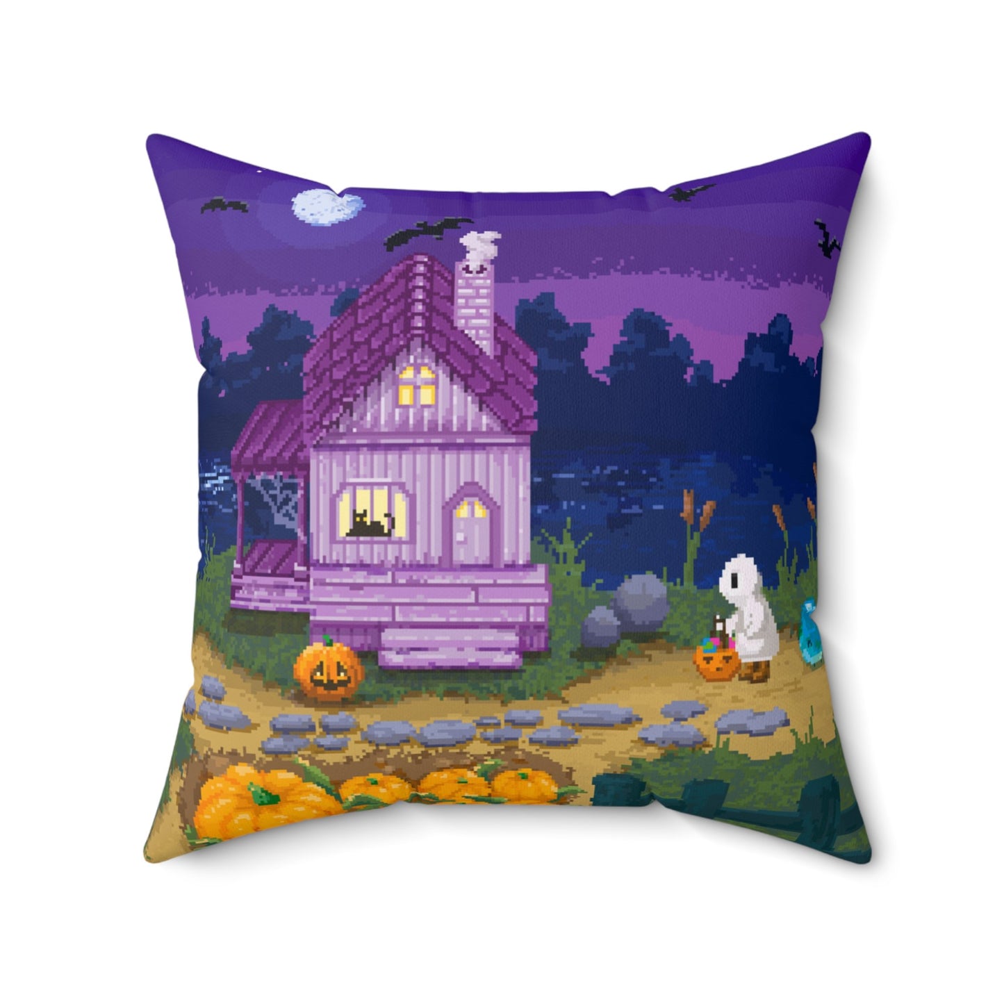 Pixel farm Cozy Gamer Pillow COVER ONLY