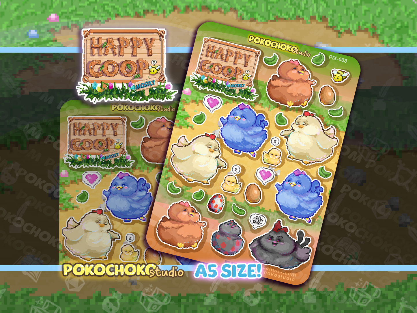 Cute Stickers
scrapbooking
kawaii stickers
food sticker
foodie gifts
penpal stickers
Stardew Valley
Pixel farm stickers
farm stickers
retro art stickers
game stickers
Barn Stickers
chicken stickers