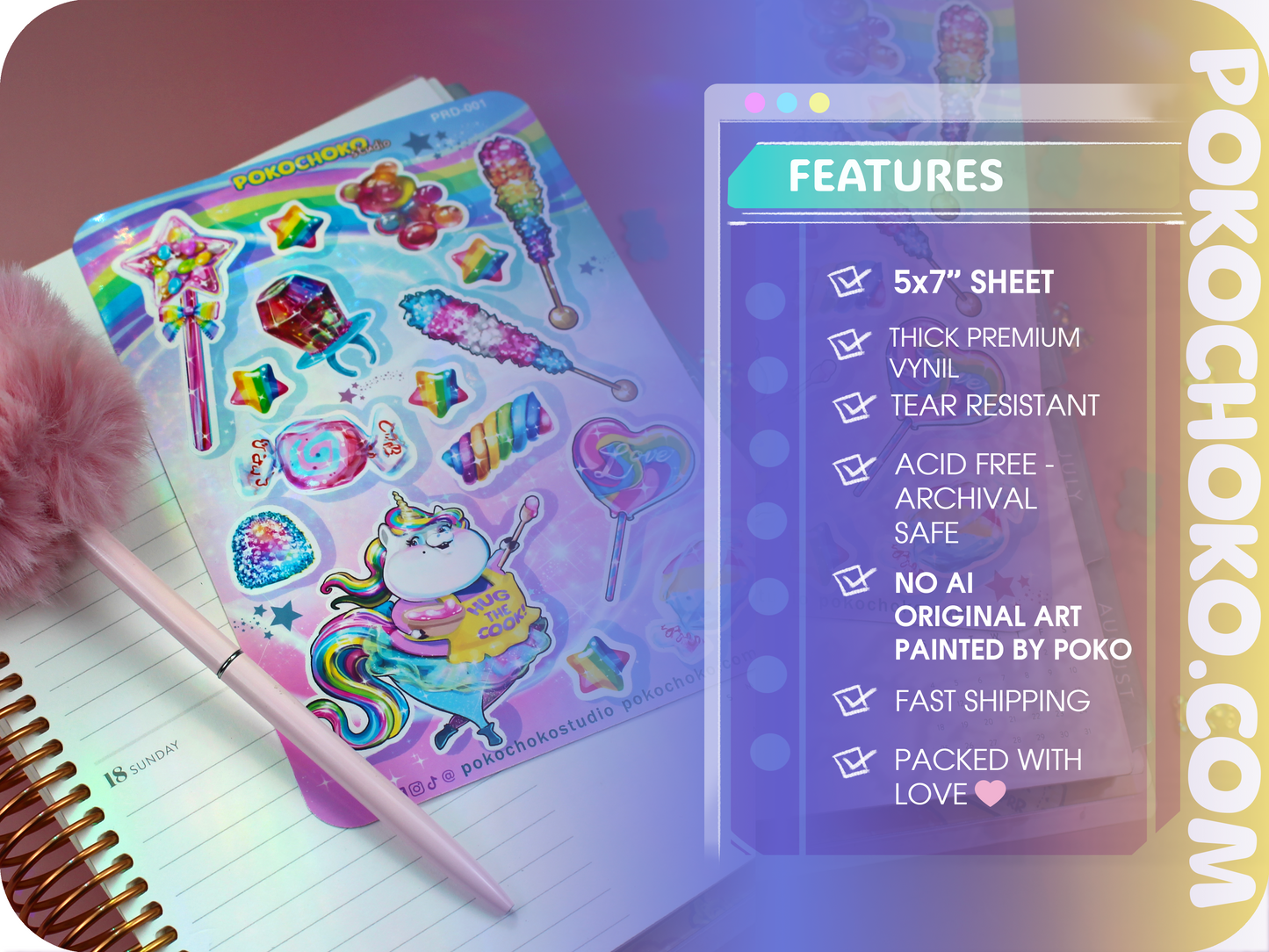 summer stickers
sticker gifts
spring stickers
scrapbooking
penpal stickers
kawaii stickers
Ice cream Stickers
foodie gifts
cute stickers
Art Sticker sheets
Art Sticker Sheet
Unicorn Stickers
Pride art stickers
Pride Stickers
all Pride