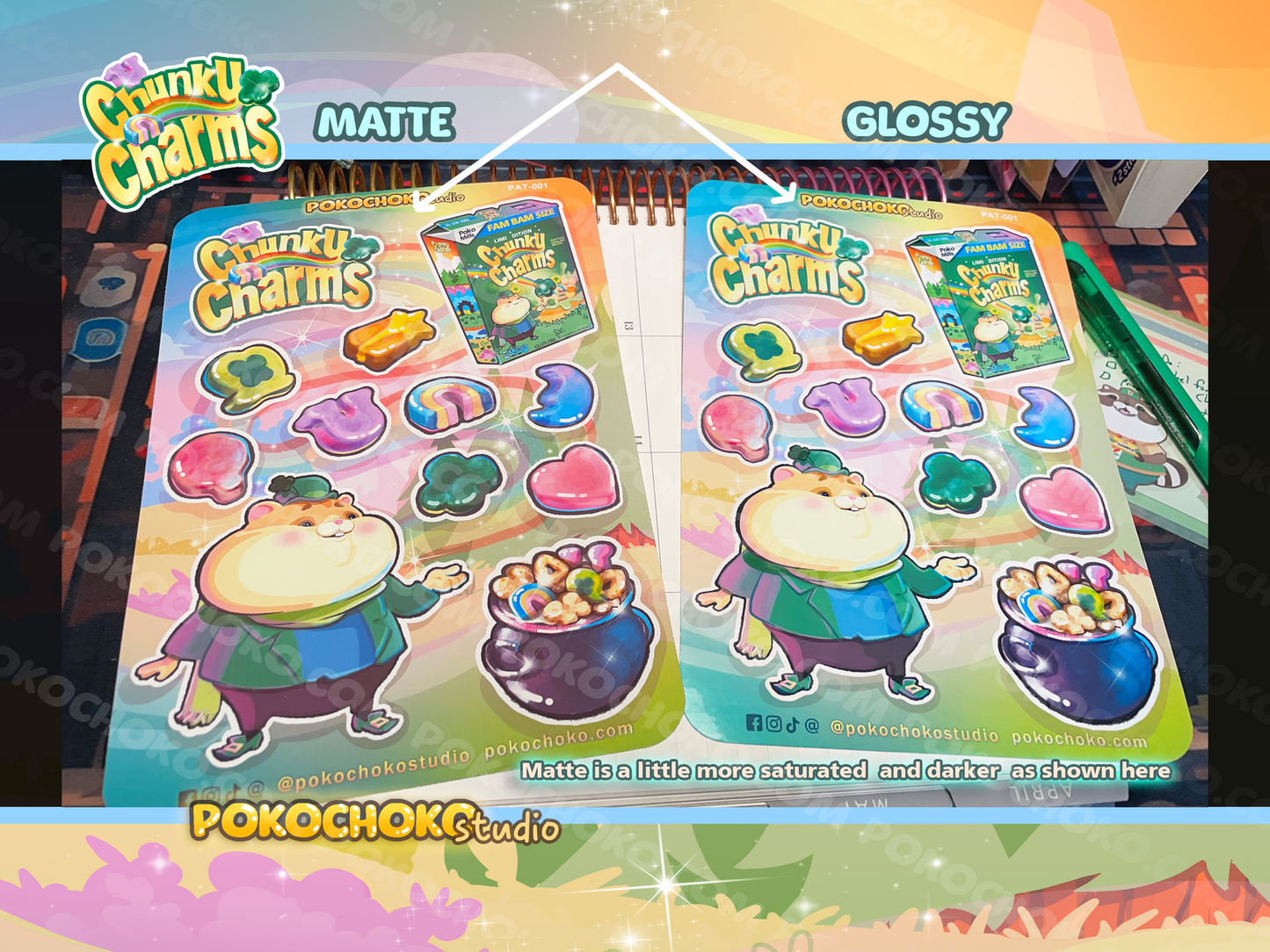 Chunky Charms Sticker Sheet!