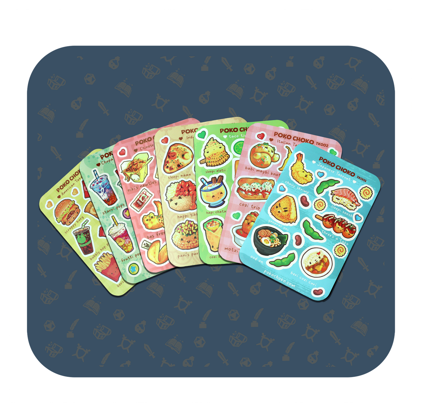 Take Out Bundle Journal Sticker Sheet All 8