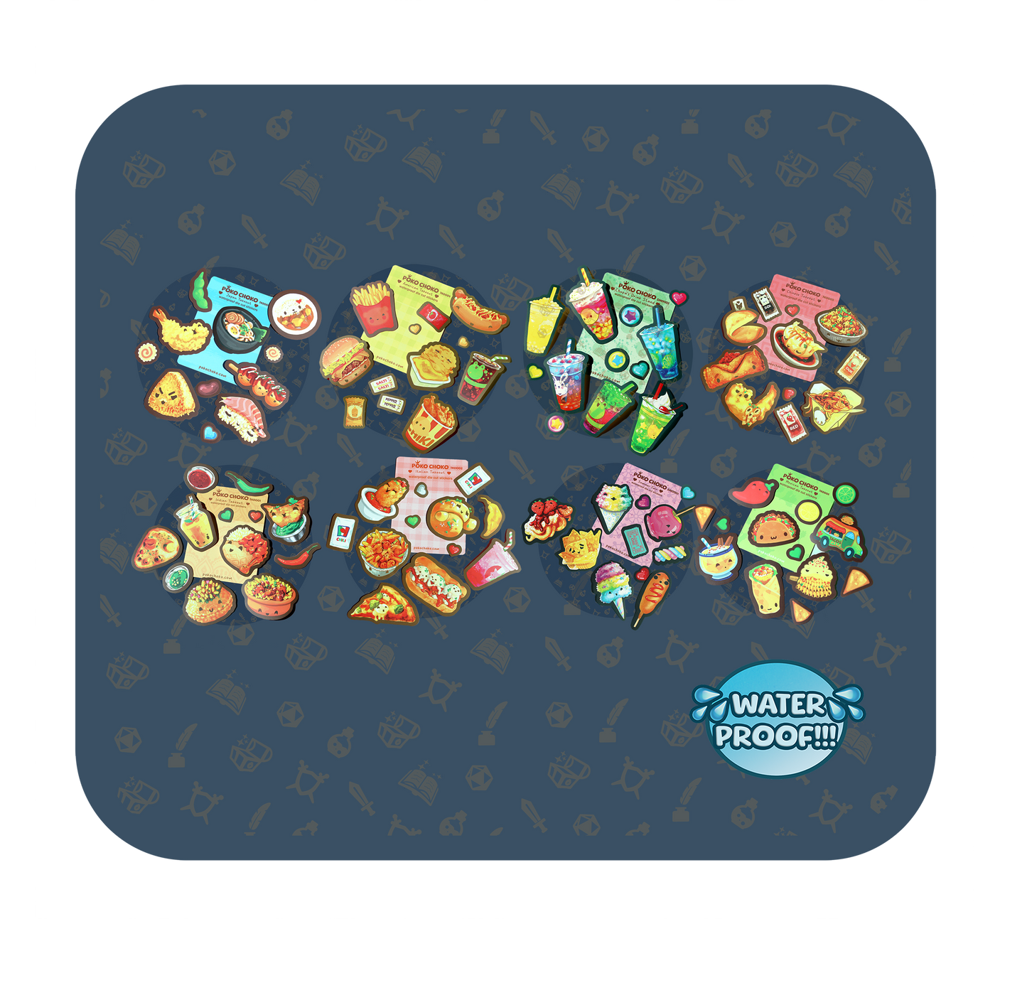 Take out Bundle Deal Die Cut Full Set Sticker packs