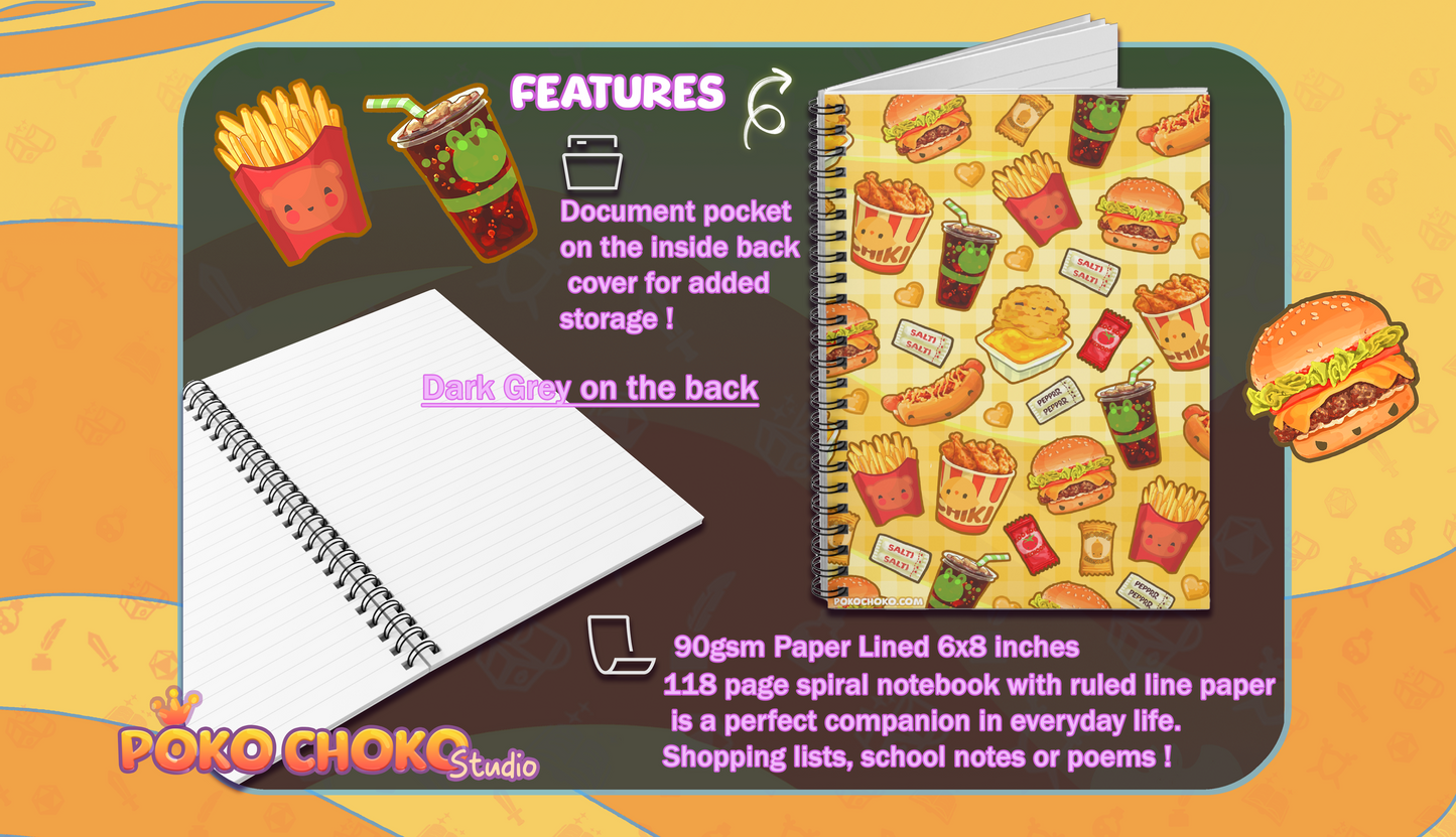 American Fast Food Notebook