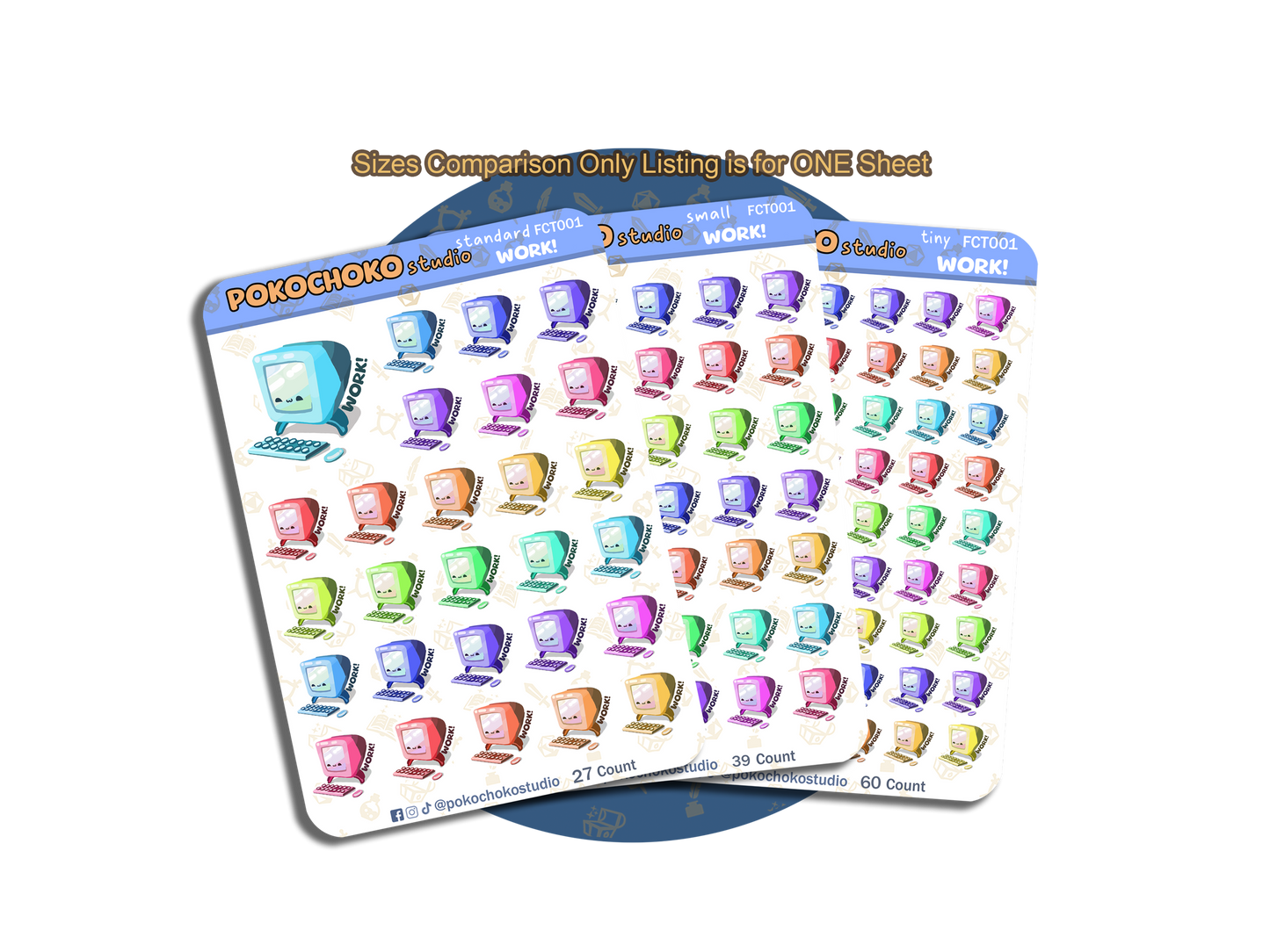 Work Planner stickers