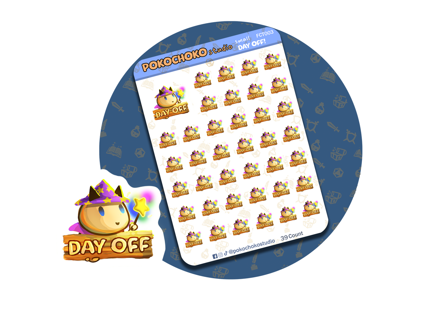 Day Off Planner sticker