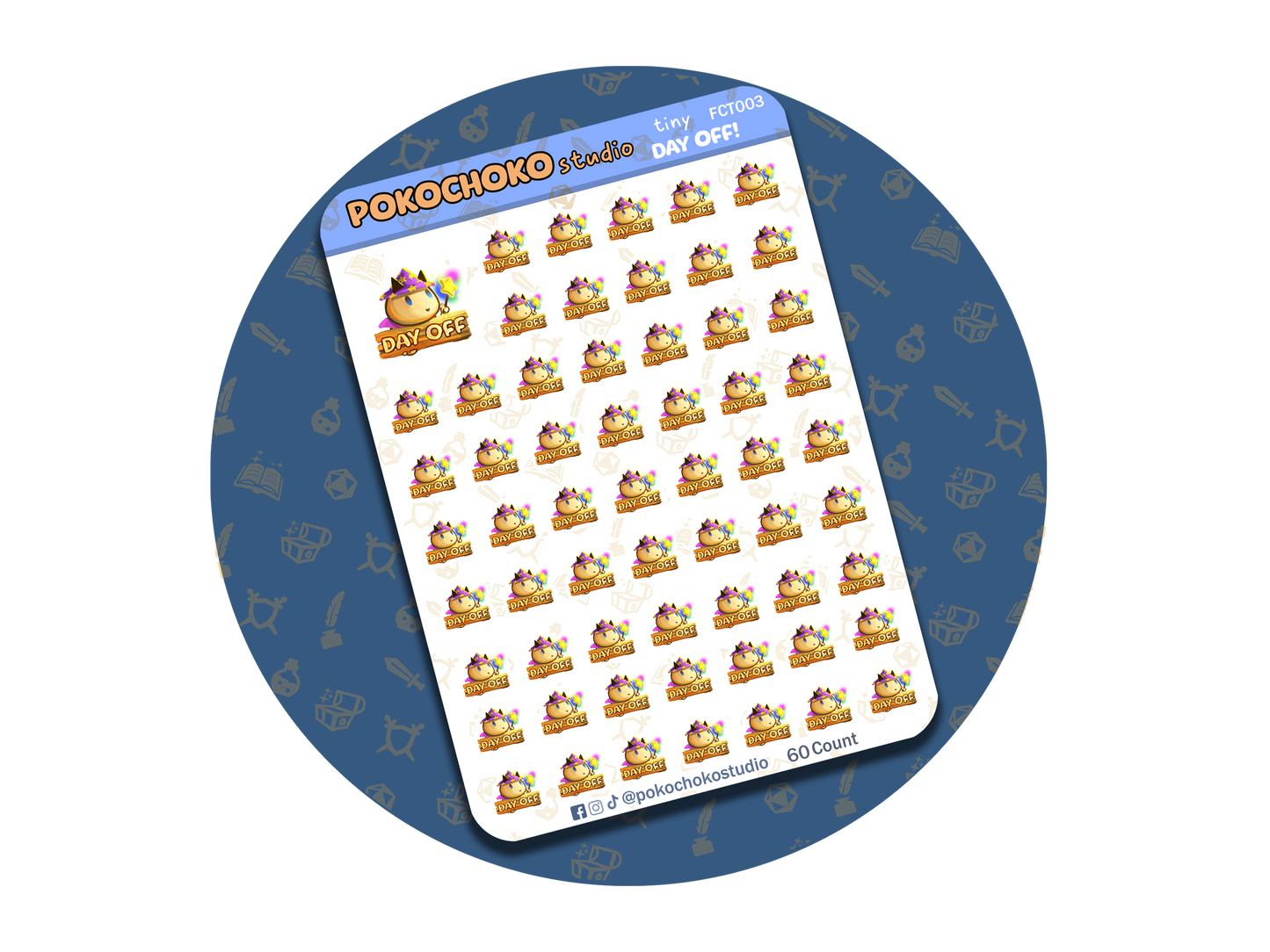 Day Off Planner sticker
