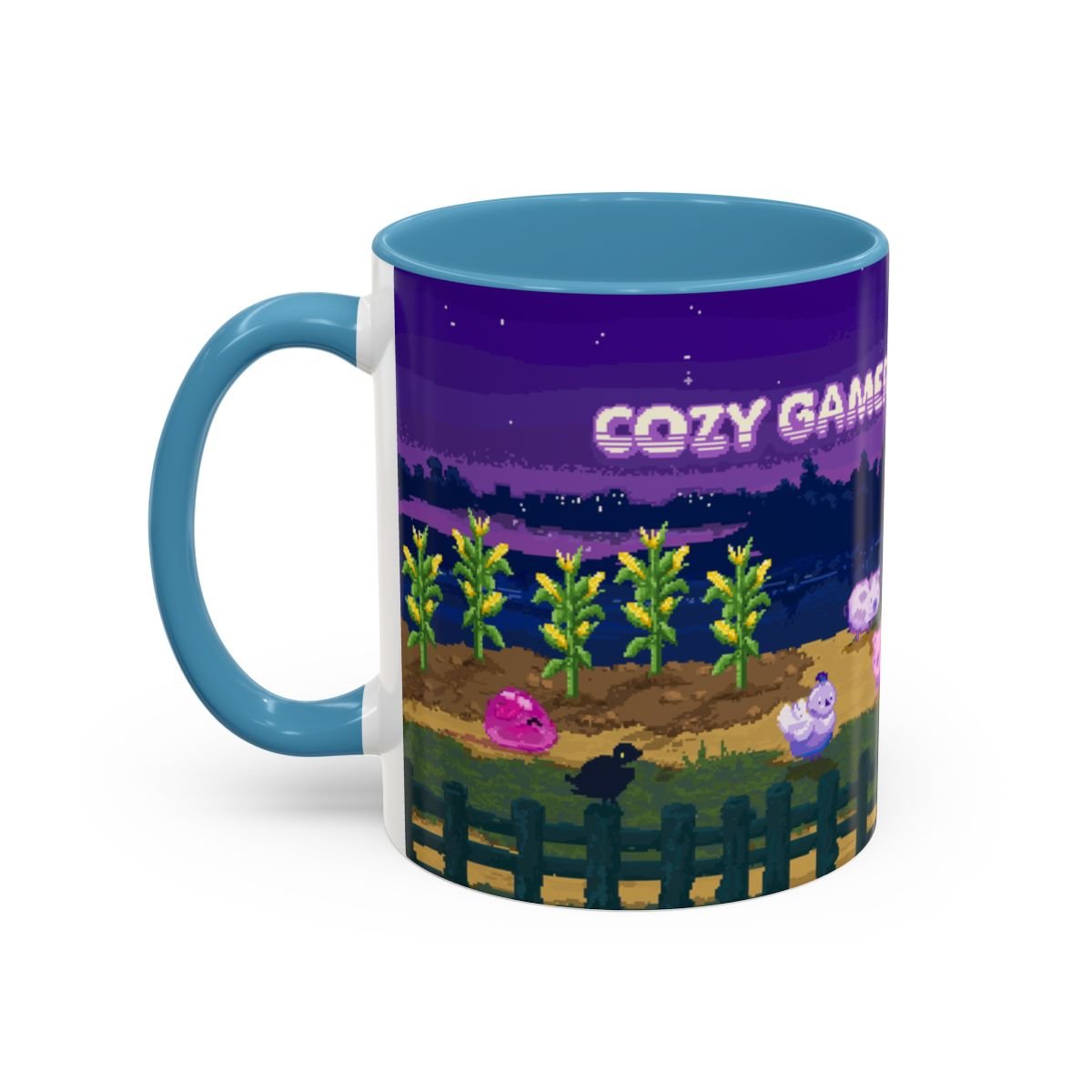 Pixel Farm Cozy Gamer MUG 11oz