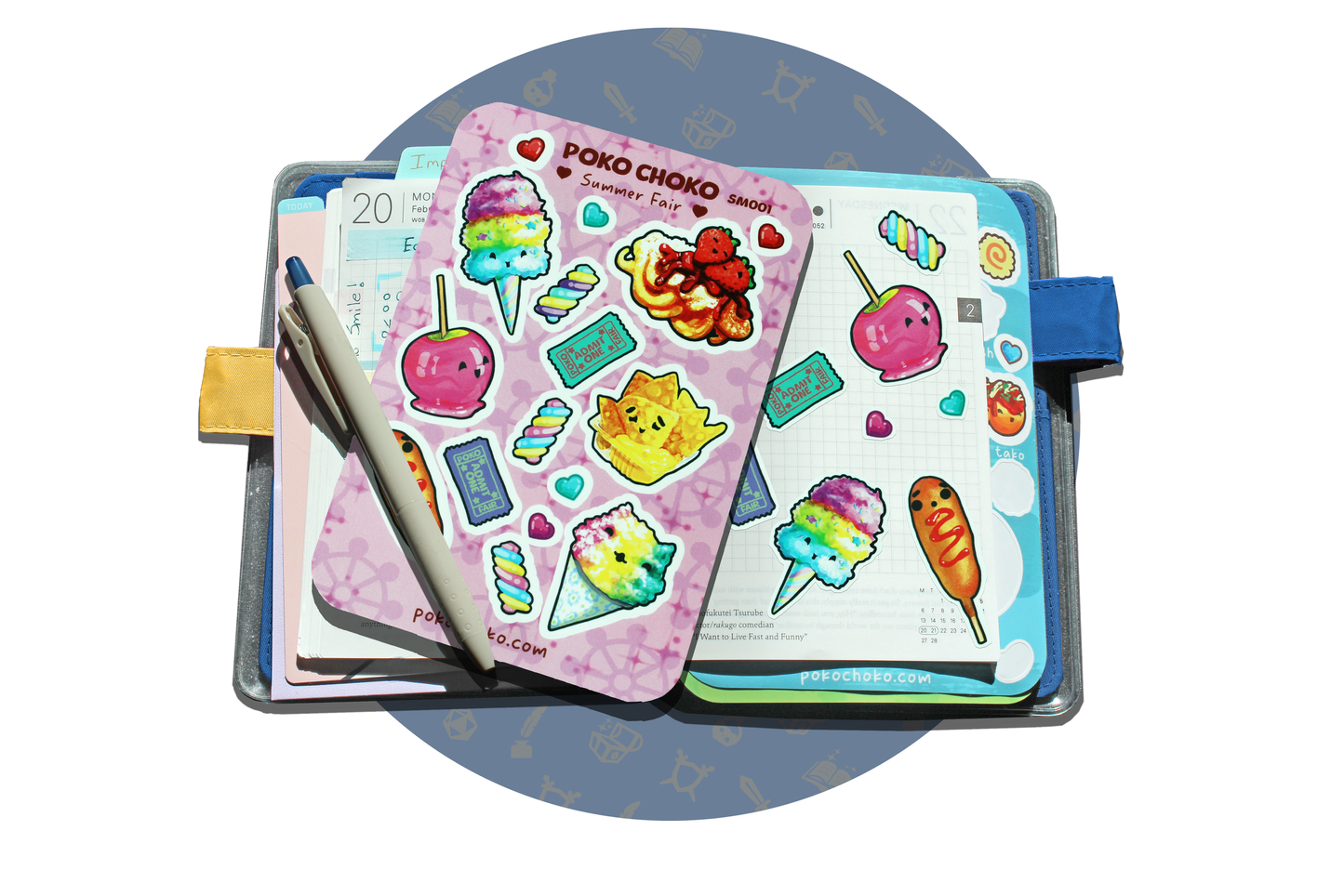 Carnival Take Out Journal Sticker Sheet
