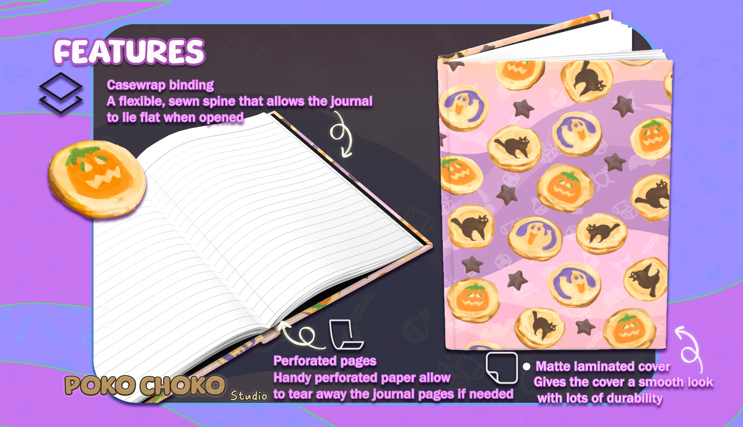 Halloween Sugar Cookie Hardcover Journal