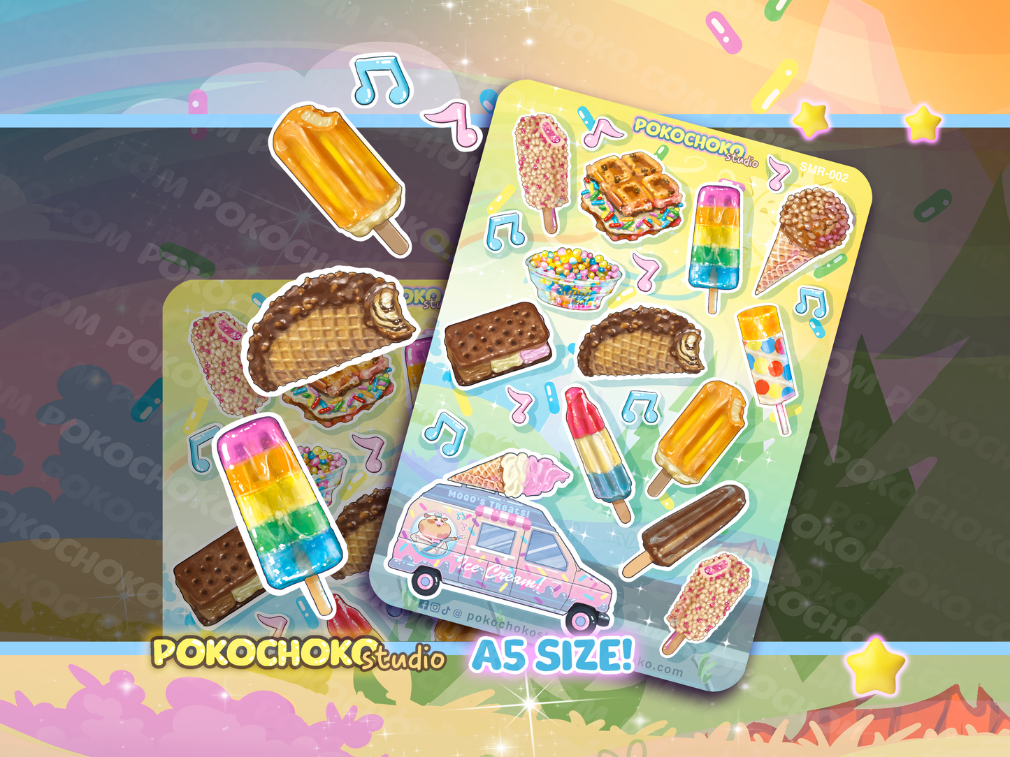 Cute Stickers
scrapbooking
kawaii stickers
foodie gifts
penpal stickers
Ice cream Stickers
cow sticker
red panda
sticker gifts
summer stickers
spring stickers
icecream truck
Pokochoko