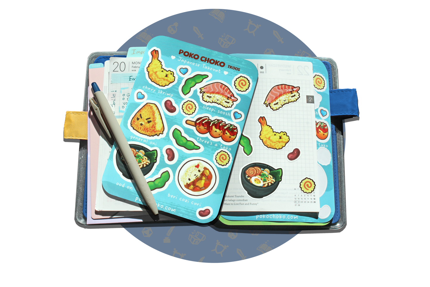 Japanese Take Out Journal Sticker Sheet
