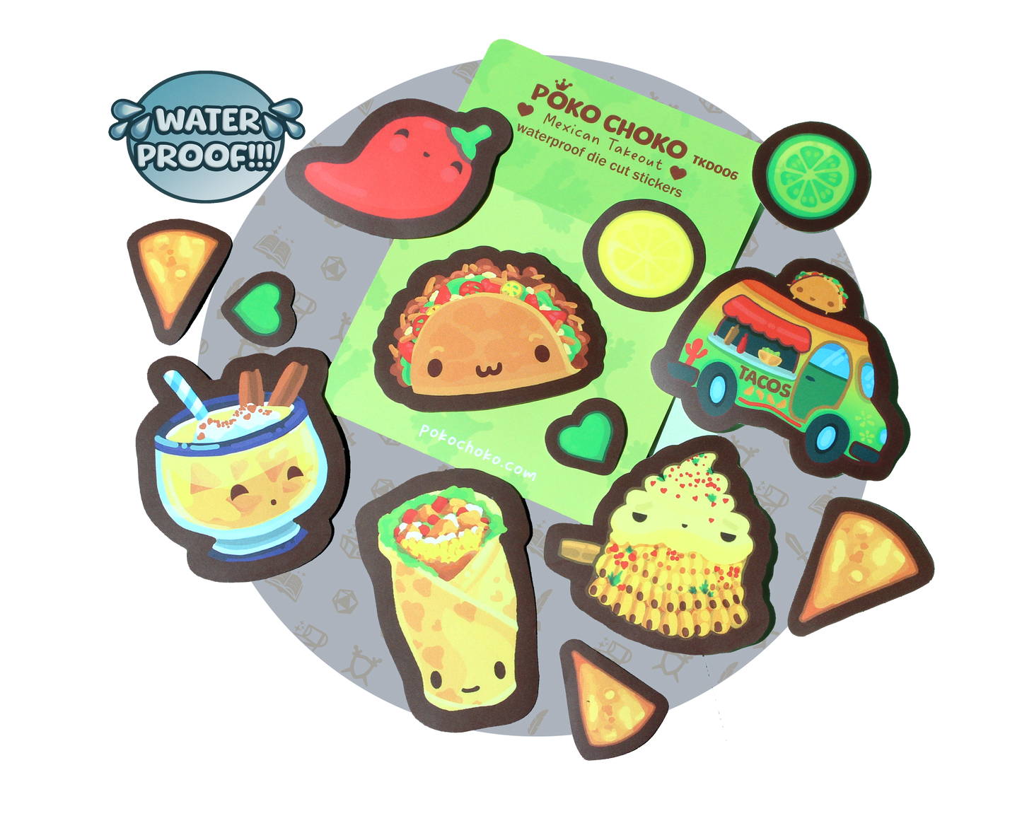 Take out Bundle Deal Die Cut Full Set Sticker packs
