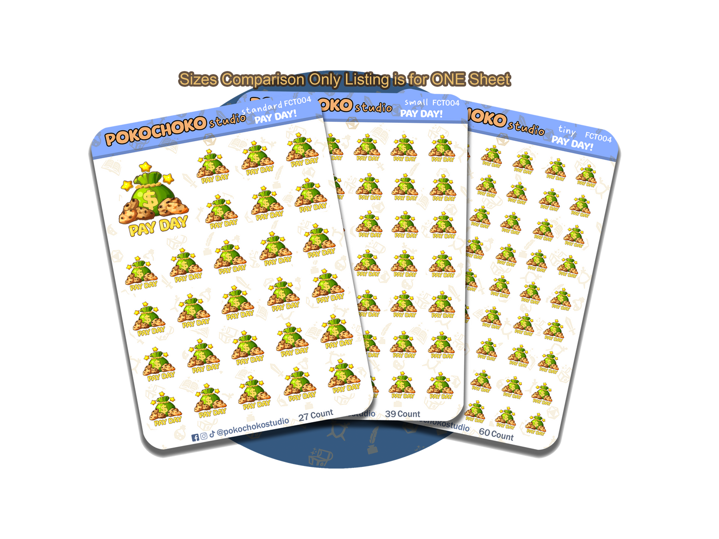 Pay Day Planner stickers