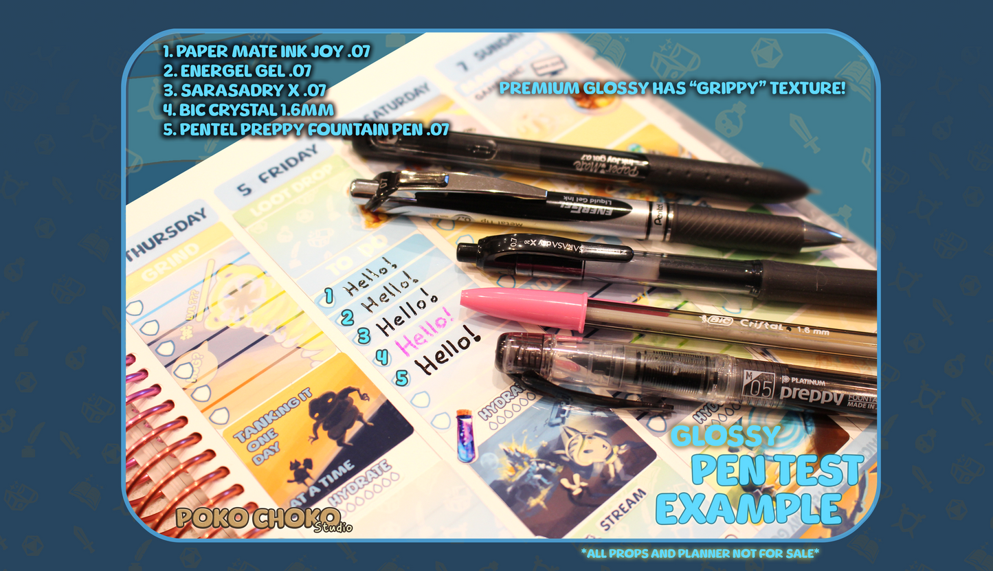 Custom Bill Due Planner Stickers