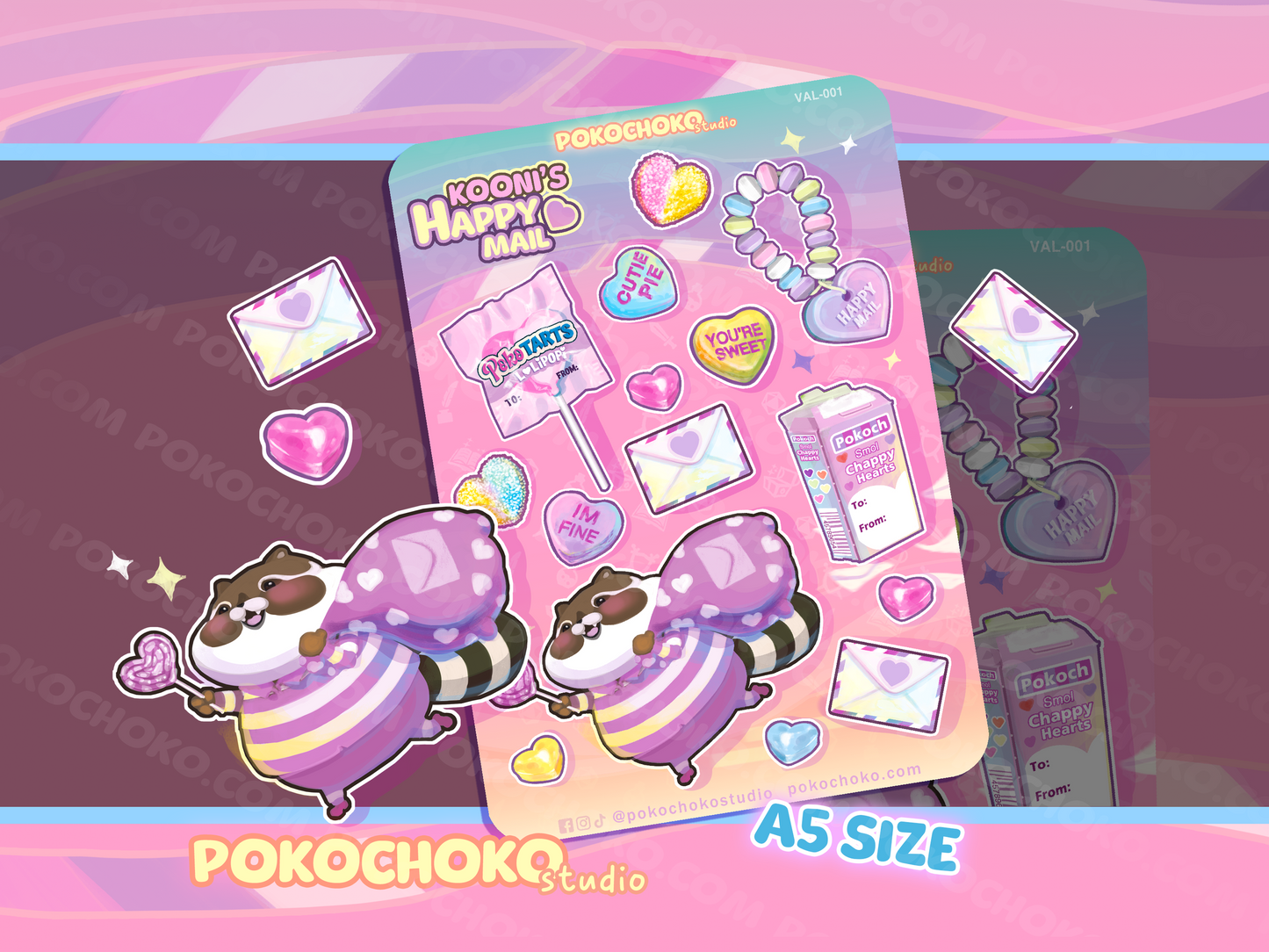 BUNDLE PACK Valentine Candy Sticker Sheet