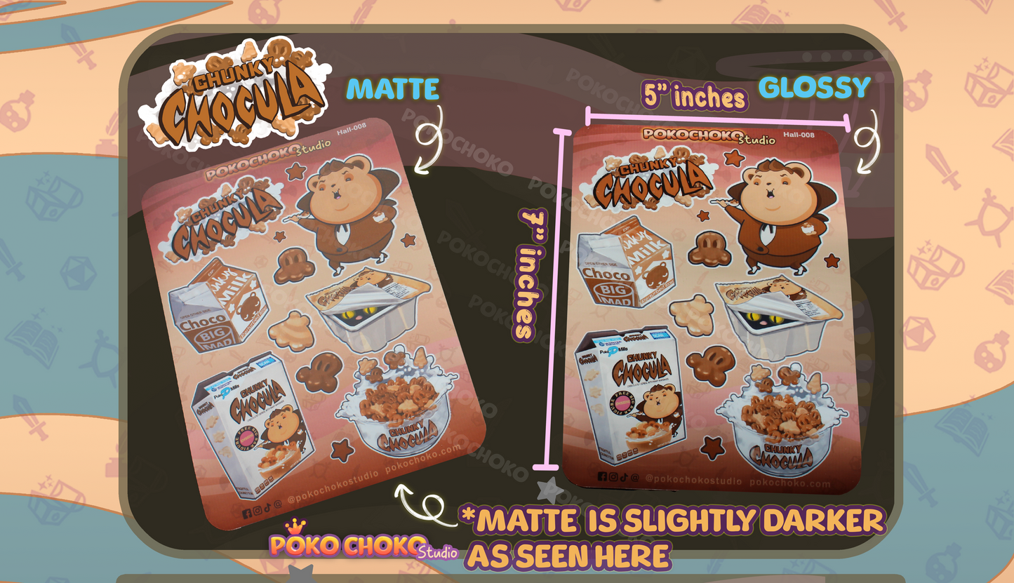 Chocula Halloween Cereal Sticker Sheet
