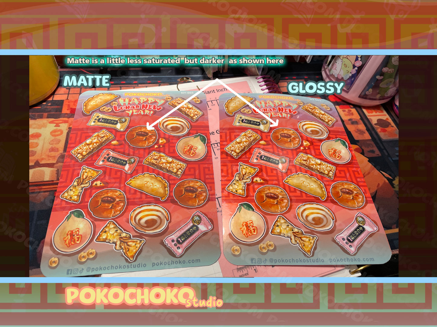 Lunar New Year 2025, Sweets Sticker sheet