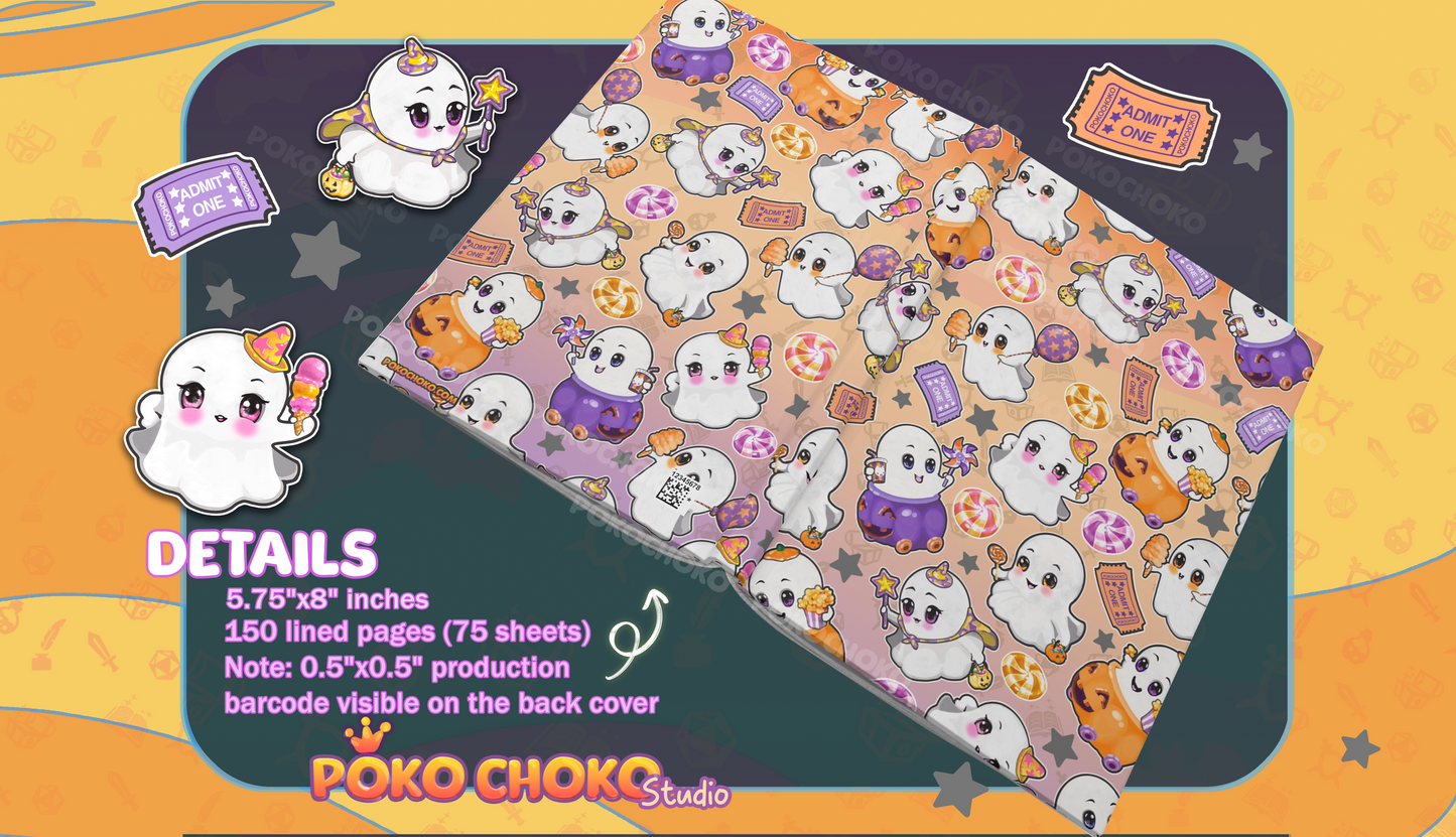 Ghost Carnival Hardcover Journal Matte