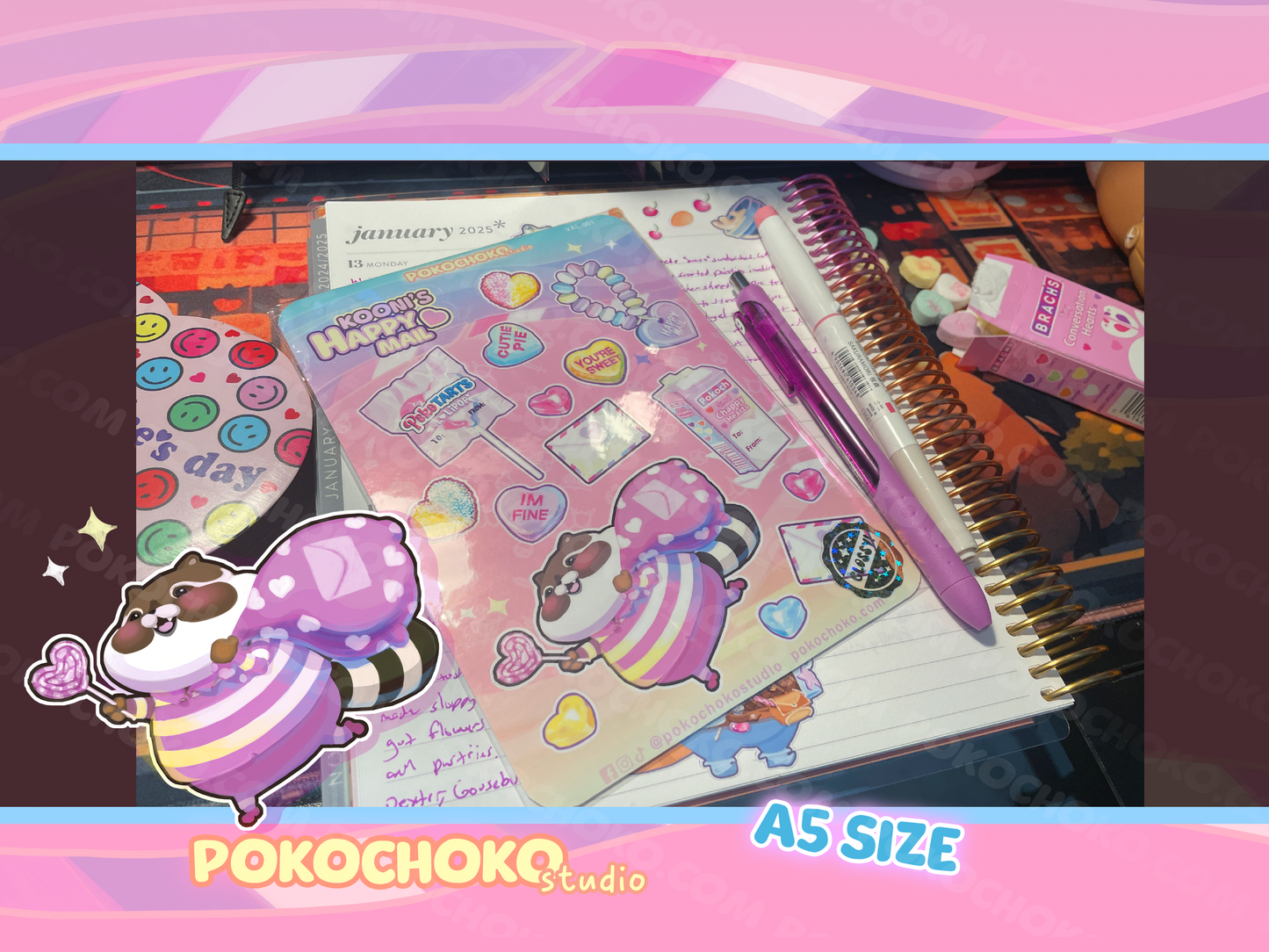 BUNDLE PACK Valentine Candy Sticker Sheet