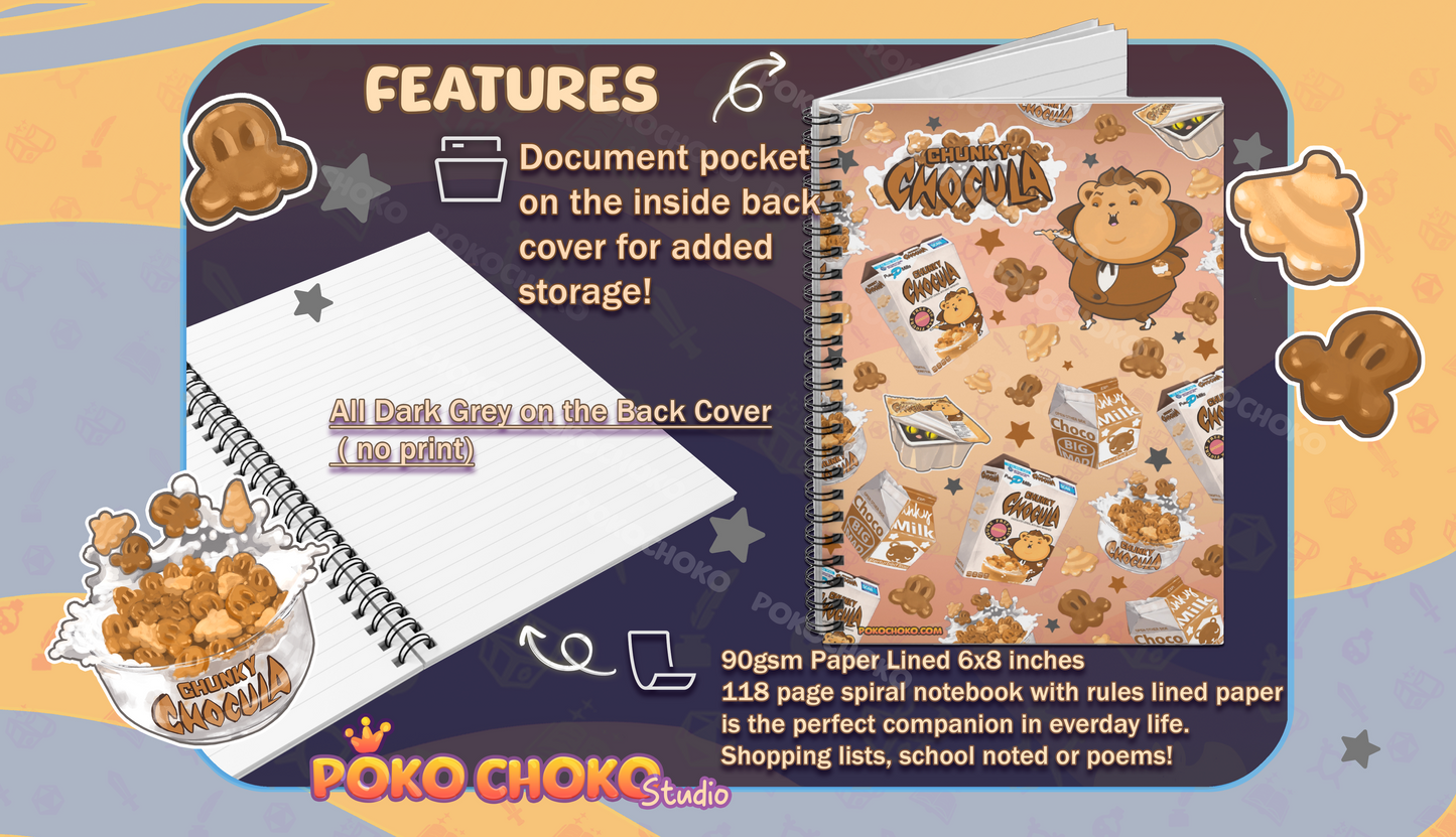 Count Chocula Spiral Notebook - Ruled Line