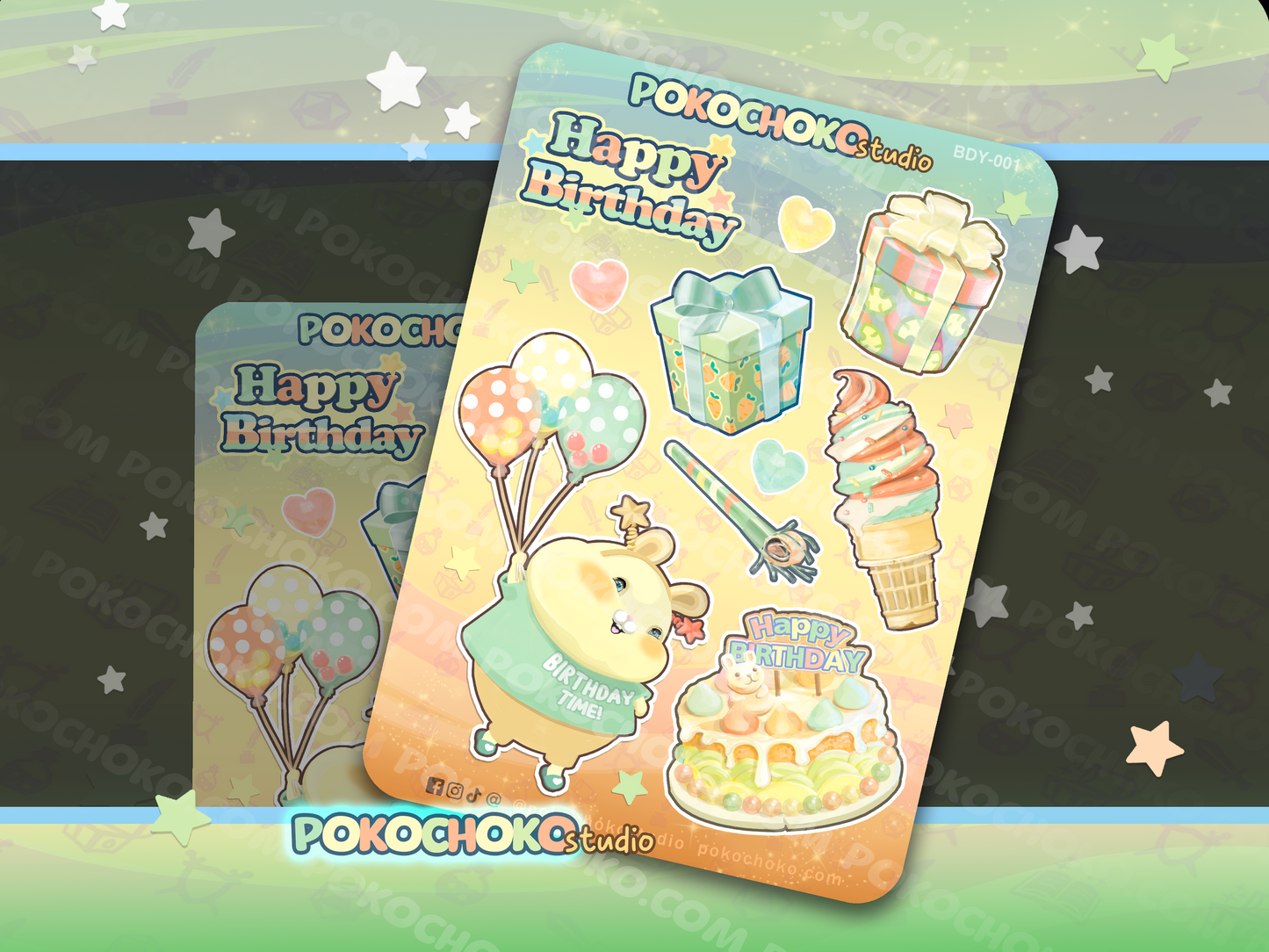 Birthday Bunny Sticker Sheet BUNDLE