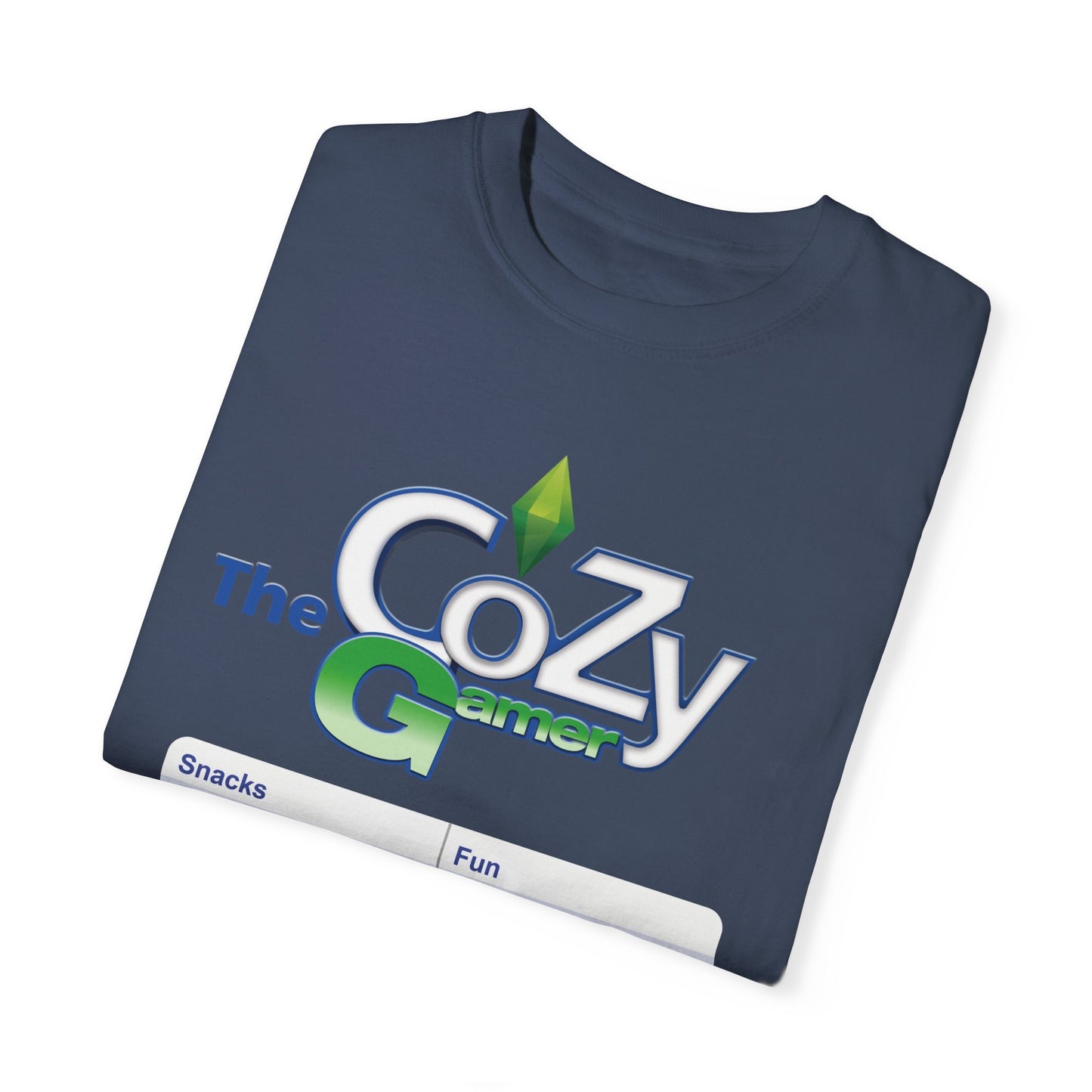 Cozy Gamer Shirt with Status Bar