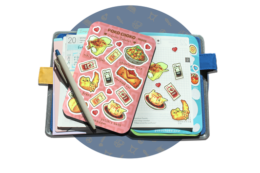 Chinese Takeout Journal Sticker Sheet
