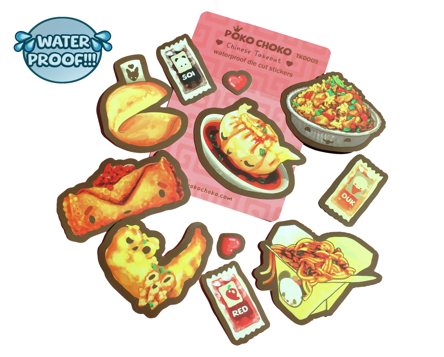 Take out Bundle Deal Die Cut Full Set Sticker packs