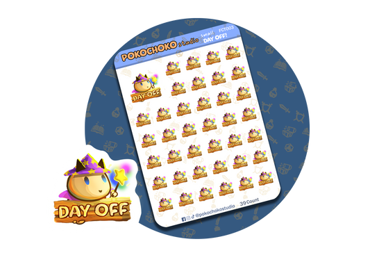 Day Off Planner sticker