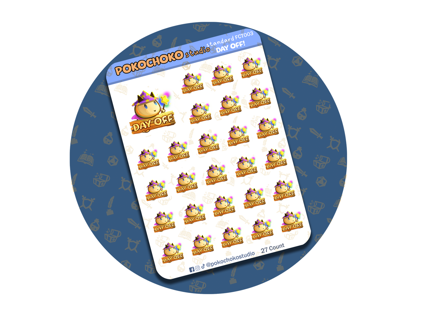 Day Off Planner sticker