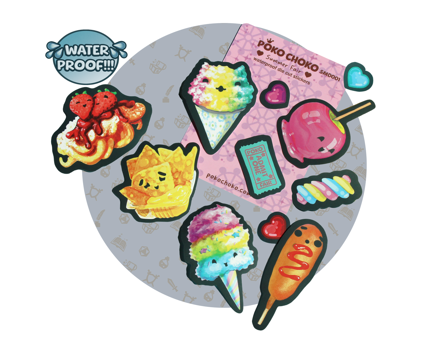Take out Bundle Deal Die Cut Full Set Sticker packs