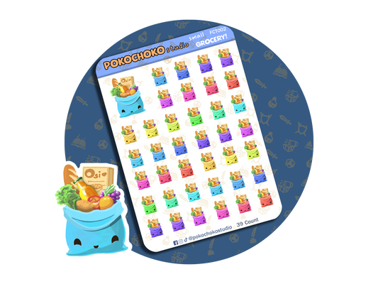 Grocery Planner stickers