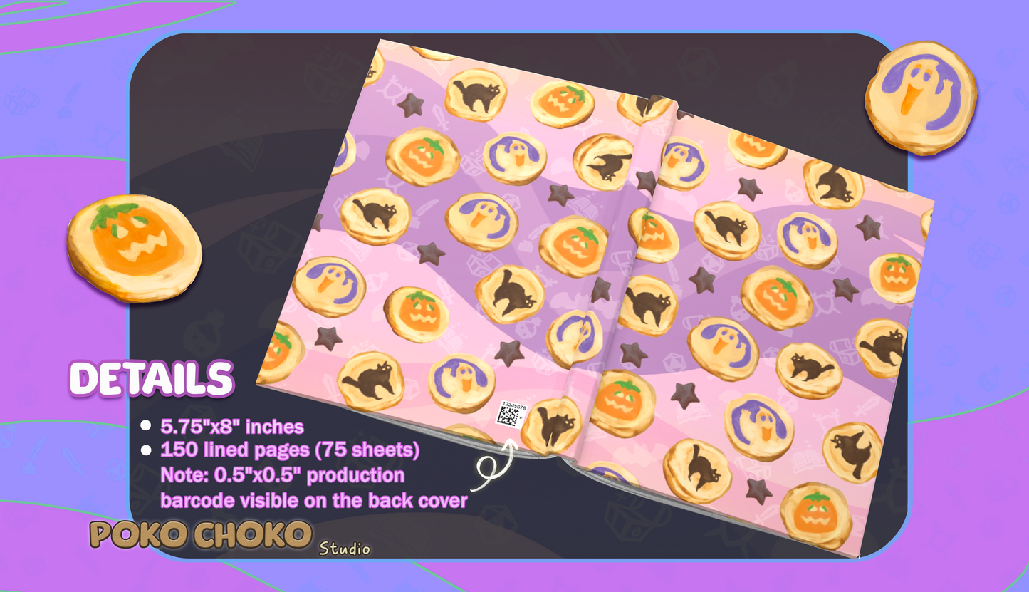 Halloween Sugar Cookie Hardcover Journal