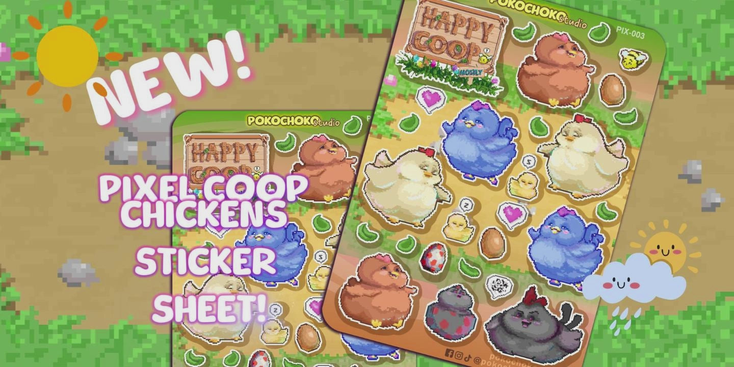 Cute Stickers
scrapbooking
kawaii stickers
food sticker
foodie gifts
penpal stickers
Stardew Valley
Pixel farm stickers
farm stickers
retro art stickers
game stickers
Barn Stickers
chicken stickers