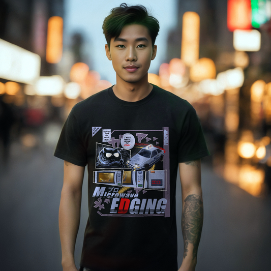 Microwave Edging Anime Shirt
