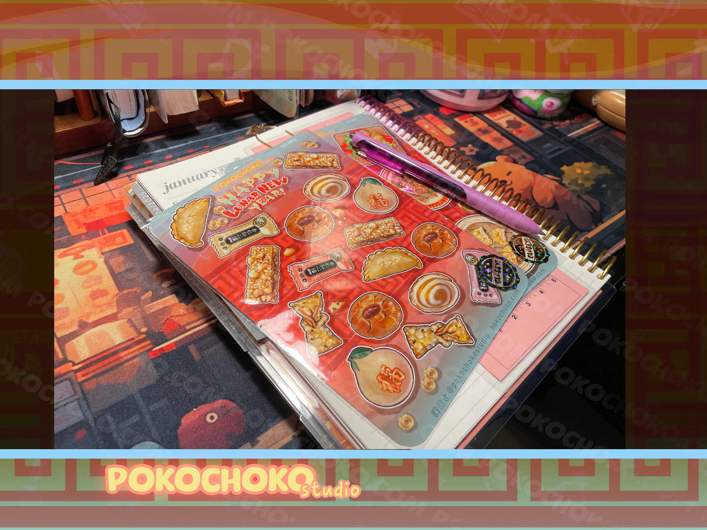 Lunar New Year 2025, Sweets Sticker sheet
